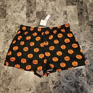Victoria's secret pink pumpkin sleep shorts